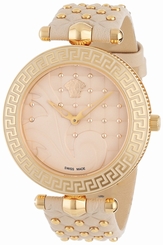 Versace Watches : VK702-0013 Beige Dial Stainless Steel Band Women Watch