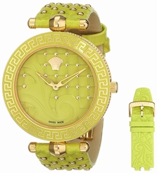 Versace Watches : VK7110014 Quartz Analog Leather Women Watch