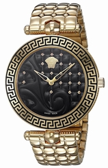 Versace Watches : VK7250015 Black Dial Stainless Steel Band Men Watch