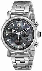 Versace Watches : VLB080014 Mother Of Pearl Dial Stainless Steel Band Women Watch