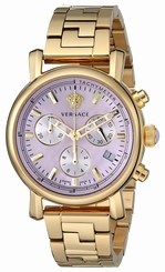 Versace Watches : VLB100014 Mother Of Pearl Dial Stainless Steel Band Women Watch