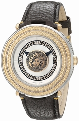 Versace Watches : VQL010015 Quartz Analog Brown Leather Men Watch