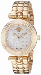 Versace Watches : VQM12-0016 White Dial Stainless Steel Band Women Watch