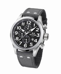 TW Steel Watches : VS13 Black Dial Textile Men Watch