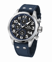 TW Steel Watches : VS34 Black Dial Textile Men Watch