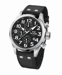 TW Steel Watches : VS4 Black Dial Textile Men Watch