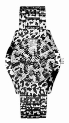 Guess Watches : W0001L1 Quartz Analog Multicolors Stainless Steel Women Watch