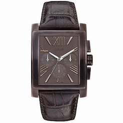 Guess Watches : W0010G3 Quartz Brown Dial Stainless Steel Case With Brown Leather Strap Men Watch
