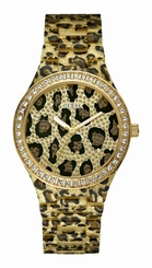 Guess Watches : W0015L2 Leopard Women Watch