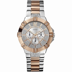 Guess Watches : W0024L1 Quartz Stone Set Women Watch