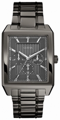 Guess Watches : W0077G2 Quartz Gray Dial Stainless Steel Case With Gray Stainless Steel Bracelet Men Watch