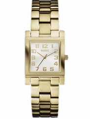 Guess Watches : W0131L2 Quartz White Dial, Rose Gold Stainless Steel Case And Bracelet Women Watch