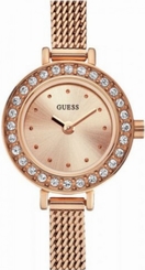 Guess Watches : W0133L3 Quartz Analog Rose Gold Tone Stainless Steel Women Watch