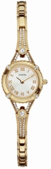 Guess Watches : W0135L2 Quartz Analog Gold Tone Stainless Steel Women Watch