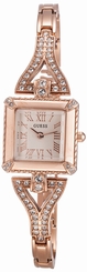 Guess Watches : W0137L3 Gold Dial Stainless Steel Band Women Watch