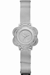 Guess Watches : W0139L1 Quartz Silver Dial Stainless Steel Dial And Bracelet Women Watch