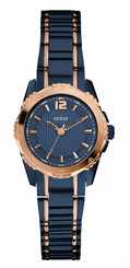 Guess Watches : W0234L4 Quartz Analog Two Tone Stainless Steel Women Watch