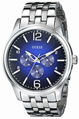 Guess Watches : W0252G2 Quartz Multifunction Dial Stainless Steel Men Watch