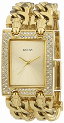 Guess Watches : W0312L2 Beige Dial Stainless Steel Plated Women Watch