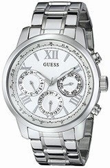 Guess Watches : W0330L3 Quartz Multifunction Dial Stainless Steel Women Watch