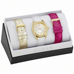 Guess Watches : W0351L2 Quartz Analog Interchangeable Strap Box Set Women Watch