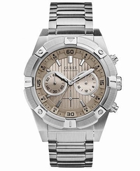 Guess Watches : W0377G1 Quartz Chronograph Stainless Steel Men Watch