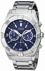 Guess Watches : W0377G2 Quartz Chronograph Stainless Steel Men Watch