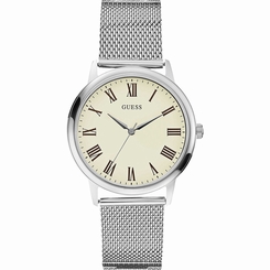 Guess Watches : w0406g2 Ivory Dial Men Watch