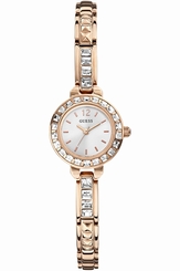 Guess Watches : W0429L3 Rose Gold Tone Dial Stainless Steel Band Women Watch