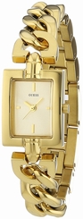 Guess Watches : W0437L2 Gold Dial Stainless Steel Women Watch