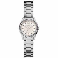 Guess Watches : W0445L1 White Dial Women Watch