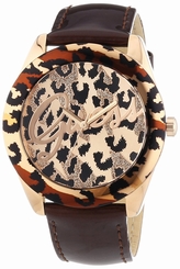 Guess Watches : W0455L3 Multicolour Dial Leather Women Watch