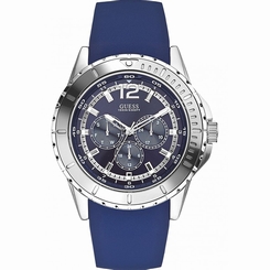 Fake AAA Guess Watches : W0485G3 Blue Dial Calendar Men Watch Watch