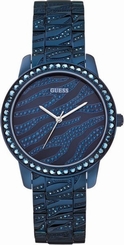 Guess Watches : W0502L4 Quartz Analog Blue Stainless Steel Women Watch