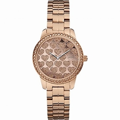 Guess Watches : W0544L1 Rose Gold Dial Rose Gold Women Watch