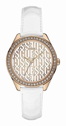 Guess Watches : W0560L3 Multicolour Dial Leather Women Watch