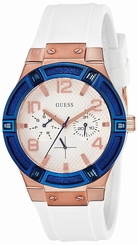 Guess Watches : W0564L1 Beige Dial Day & Date 24 Hour Women Watch