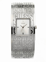 Guess Watches : W0577L1 Silver Dial Stainless Steel Women Watch