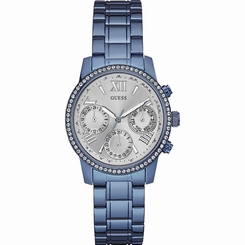Guess Watches : W0623L4 Quartz Multifunction Dial Stainless Steel Women Watch