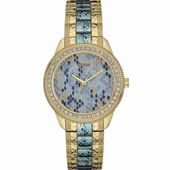 Guess Watches : W0624L1 Blue/gold Dial Men Watch