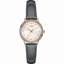 Guess Watches : W0648L2 White Dial Stainless Steel Band Women Watch