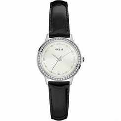 Guess Watches : W0648L7 White Dial Calfskin Band Women Watch