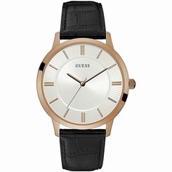 Guess Watches : W0664G4 Beige Dial Calfskin Band Women Watch