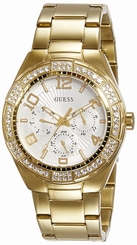 Guess Watches : W0729L2 Multicolour Dial Stainless Steel Women Watch