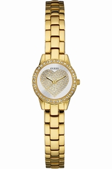 Guess Watches : W0730L2 Silver Dial Stainless Steel Band Women Watch
