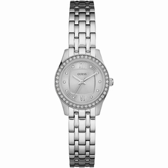 Guess Watches : W0762L1 Silver Dial Stainless Steel Band Women Watch