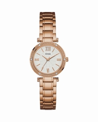 Guess Watches : W0767L3 Quartz Analog Rose Gold Tone Stainless Steel Women Watch