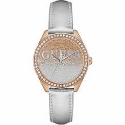 Guess Watches : W0823L7 Quartz Analog Leather Women Watch