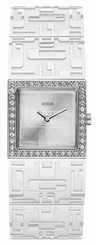 Guess Watches : W10193L1 Stainless Steel with Crystals on bezel Bangle band Series Women Watch
