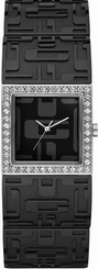 Guess Watches : W10193L2 Stainless Steel with Crystals on bezel Bangle band Series Women Watch